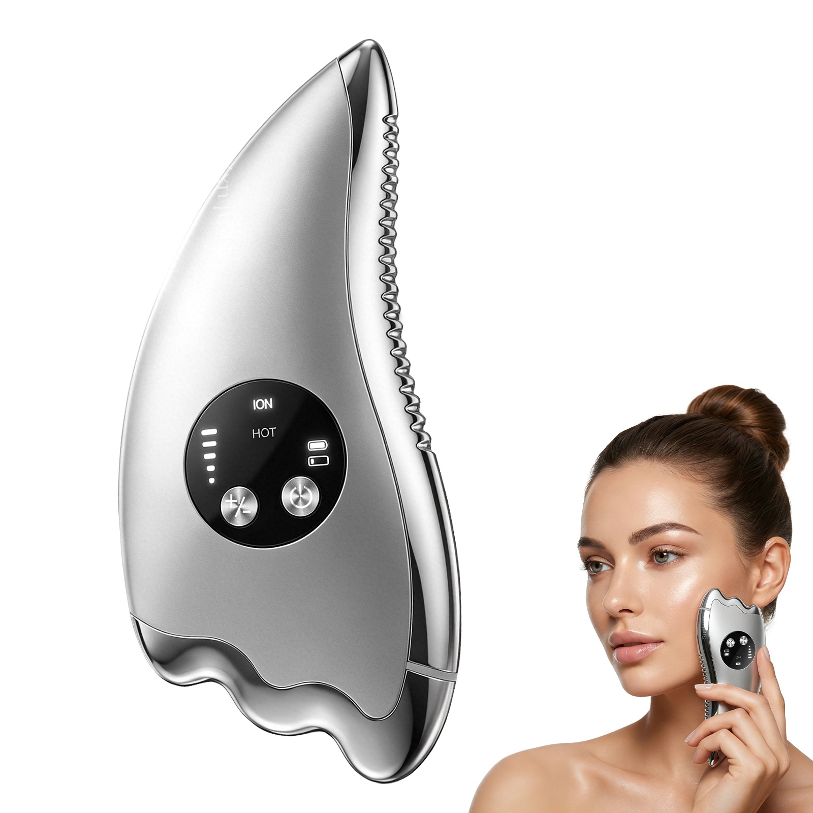 Electric Face Massager Tool with Micro-current & Heated Sunluxy Electric Face Massager Tool with Micro-current & Heated Sunluxy
