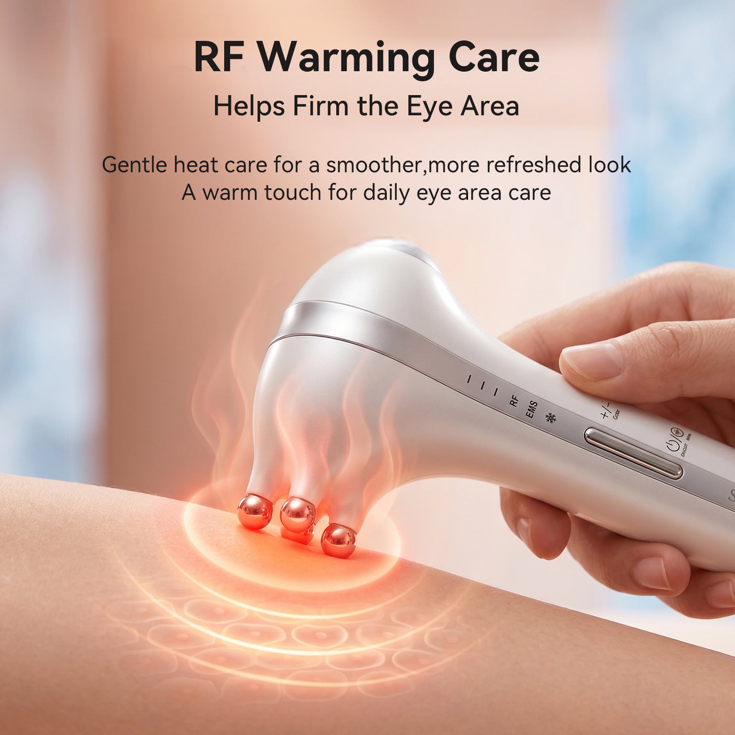 3-Mode EMS/RF/Red Light Eye Massage Wand