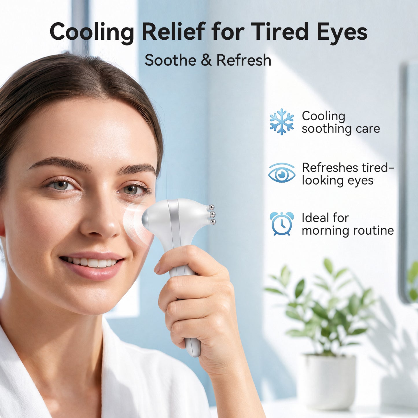 3-Mode EMS/RF/Red Light Eye Massage Wand
